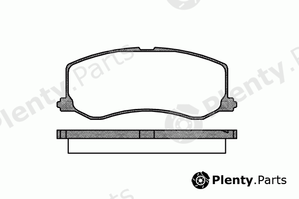  ROADHOUSE part 2410.00 (241000) Brake Pad Set, disc brake