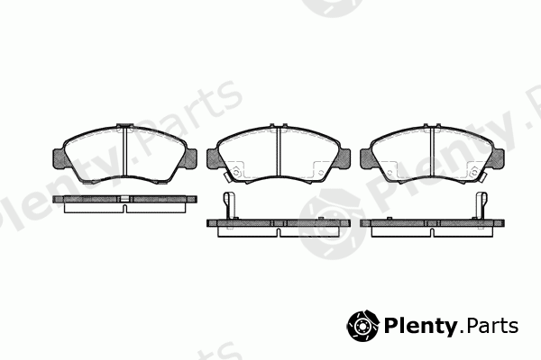  ROADHOUSE part 2419.02 (241902) Brake Pad Set, disc brake