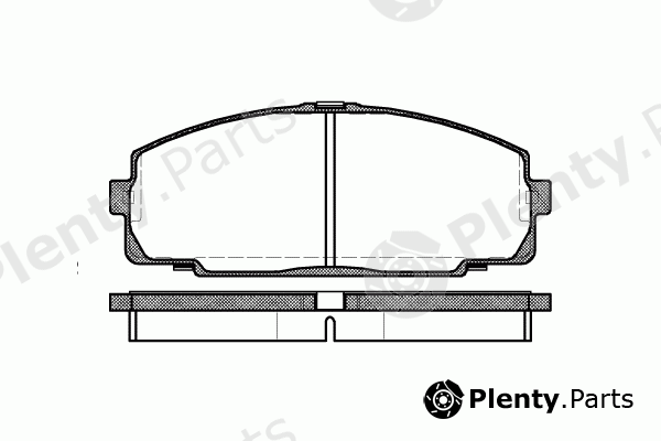  ROADHOUSE part 2421.00 (242100) Brake Pad Set, disc brake