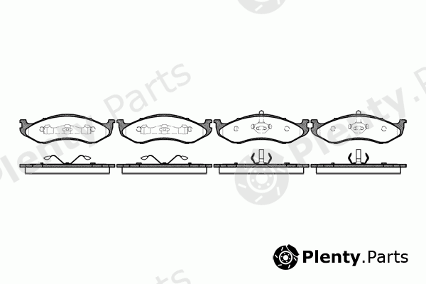  ROADHOUSE part 2467.20 (246720) Brake Pad Set, disc brake