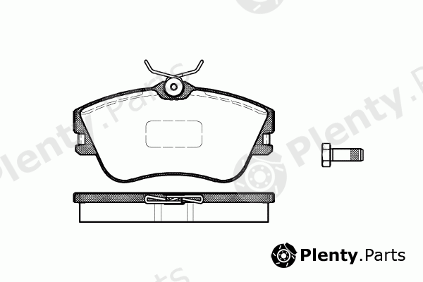  ROADHOUSE part 2480.00 (248000) Brake Pad Set, disc brake