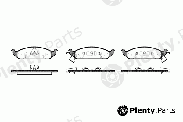  ROADHOUSE part 2570.02 (257002) Brake Pad Set, disc brake