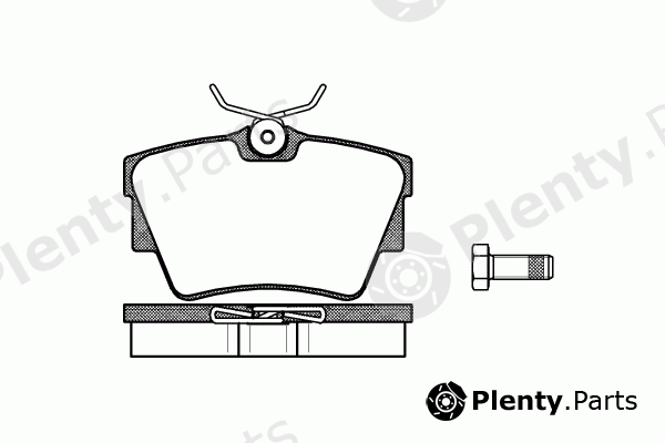  ROADHOUSE part 2591.30 (259130) Brake Pad Set, disc brake