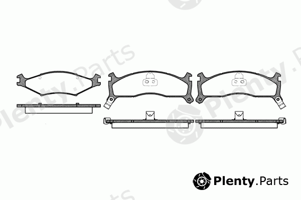  ROADHOUSE part 2600.02 (260002) Brake Pad Set, disc brake