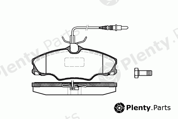 ROADHOUSE part 2603.04 (260304) Brake Pad Set, disc brake