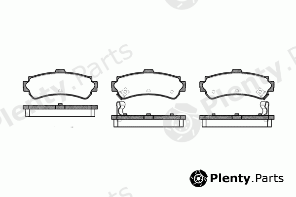  ROADHOUSE part 2607.02 (260702) Brake Pad Set, disc brake