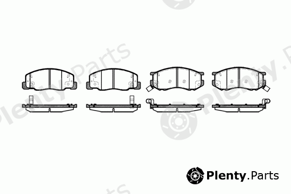  ROADHOUSE part 2636.04 (263604) Brake Pad Set, disc brake