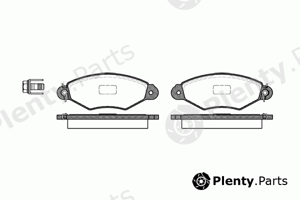  ROADHOUSE part 2643.00 (264300) Brake Pad Set, disc brake