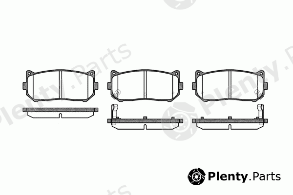  ROADHOUSE part 2649.02 (264902) Brake Pad Set, disc brake