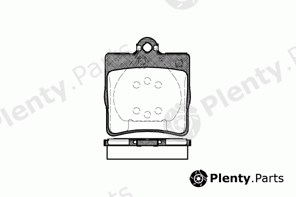  ROADHOUSE part 2678.00 (267800) Brake Pad Set, disc brake