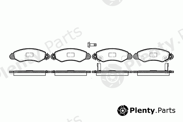  ROADHOUSE part 2702.02 (270202) Brake Pad Set, disc brake