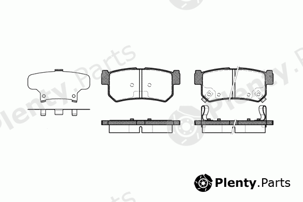  ROADHOUSE part 2746.62 (274662) Brake Pad Set, disc brake