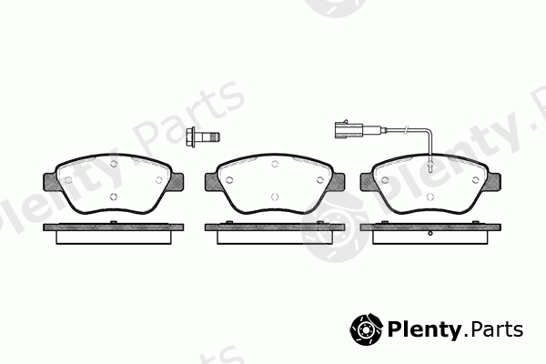  ROADHOUSE part 2858.01 (285801) Brake Pad Set, disc brake