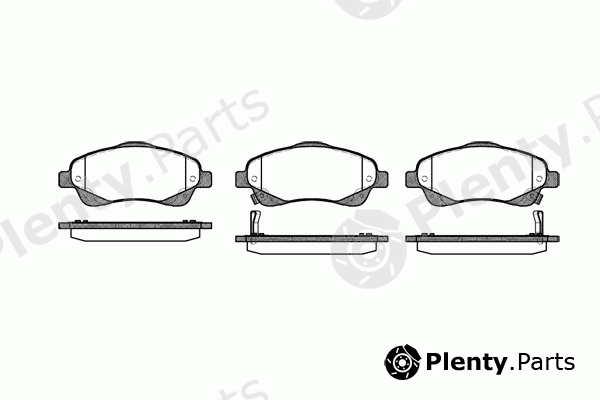  ROADHOUSE part 21046.02 (2104602) Brake Pad Set, disc brake
