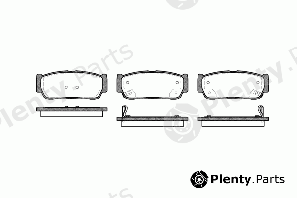  ROADHOUSE part 21063.02 (2106302) Brake Pad Set, disc brake