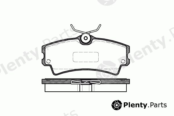  ROADHOUSE part 21104.00 (2110400) Brake Pad Set, disc brake