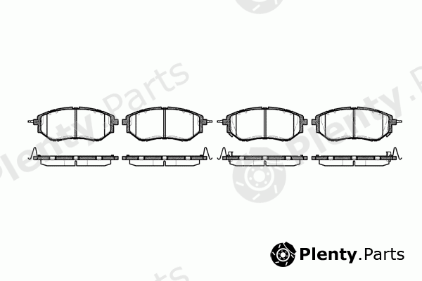  ROADHOUSE part 21137.02 (2113702) Brake Pad Set, disc brake