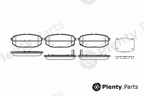  ROADHOUSE part 21147.02 (2114702) Brake Pad Set, disc brake