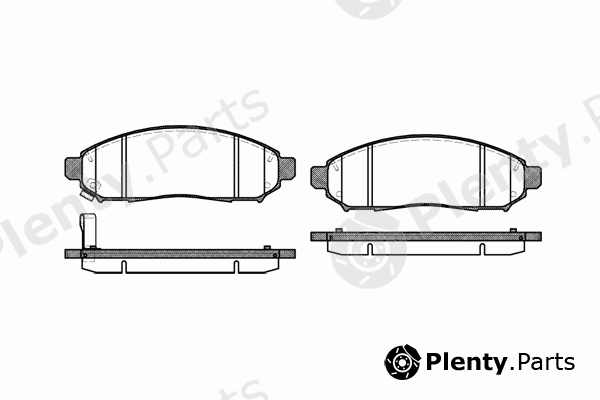  ROADHOUSE part 21162.01 (2116201) Brake Pad Set, disc brake