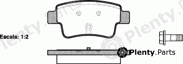  ROADHOUSE part 21198.00 (2119800) Brake Pad Set, disc brake
