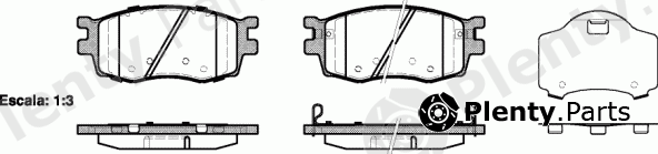  ROADHOUSE part 21208.02 (2120802) Brake Pad Set, disc brake