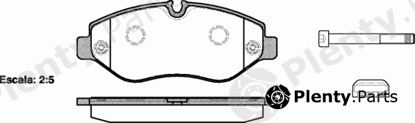  ROADHOUSE part 21245.00 (2124500) Brake Pad Set, disc brake