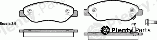  ROADHOUSE part 21276.01 (2127601) Brake Pad Set, disc brake