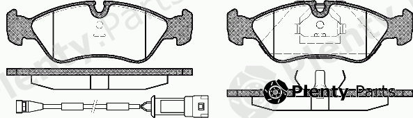  ROADHOUSE part 2286.10 (228610) Brake Pad Set, disc brake