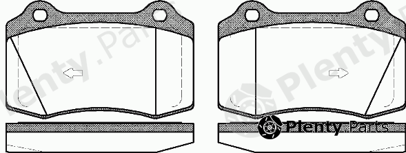  ROADHOUSE part 2434.55 (243455) Brake Pad Set, disc brake