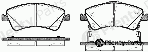  ROADHOUSE part 21341.12 (2134112) Brake Pad Set, disc brake