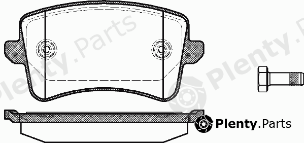  ROADHOUSE part 21343.00 (2134300) Brake Pad Set, disc brake