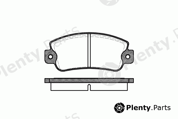  REMSA part 0025.20 (002520) Brake Pad Set, disc brake