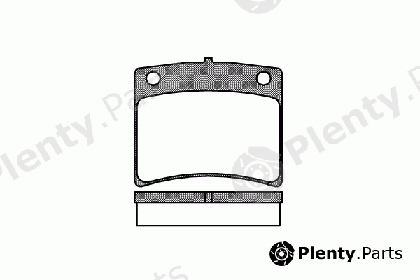  REMSA part 0095.20 (009520) Brake Pad Set, disc brake