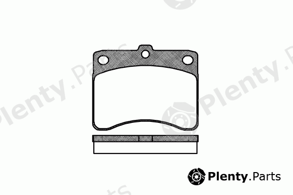  REMSA part 0232.00 (023200) Brake Pad Set, disc brake