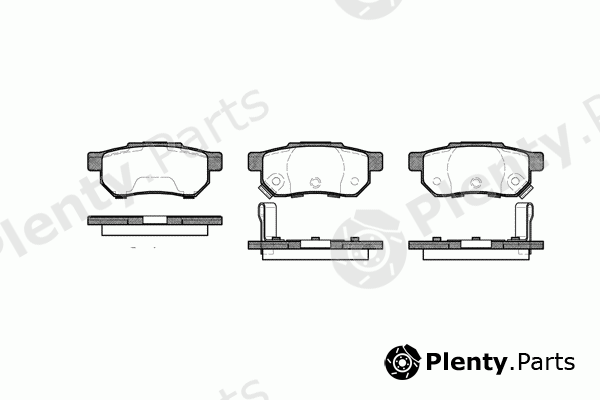  REMSA part 0233.64 (023364) Brake Pad Set, disc brake