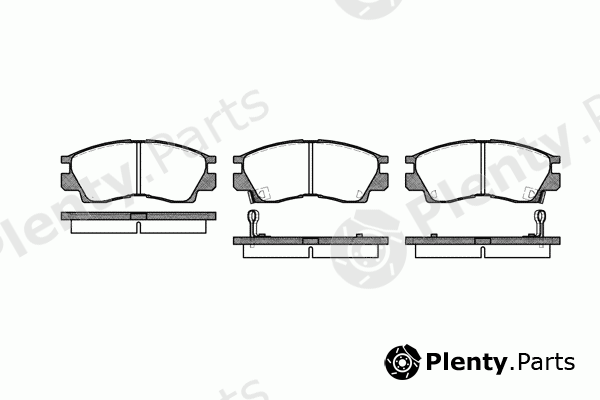  REMSA part 0290.02 (029002) Brake Pad Set, disc brake