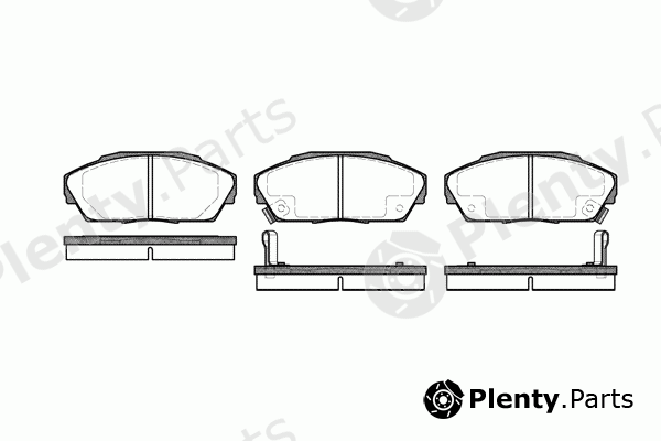  REMSA part 0323.02 (032302) Brake Pad Set, disc brake