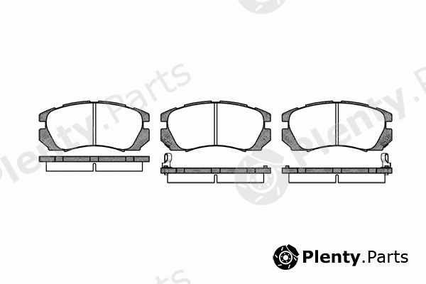  REMSA part 0403.02 (040302) Brake Pad Set, disc brake