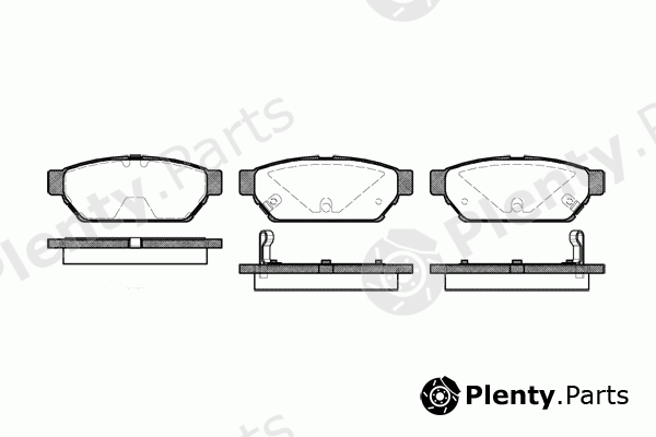  REMSA part 0440.02 (044002) Brake Pad Set, disc brake