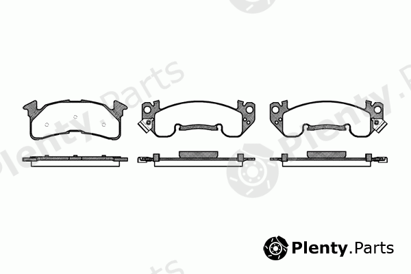  REMSA part 0514.00 (051400) Brake Pad Set, disc brake