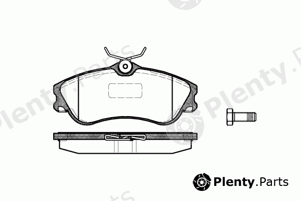  REMSA part 0634.00 (063400) Brake Pad Set, disc brake
