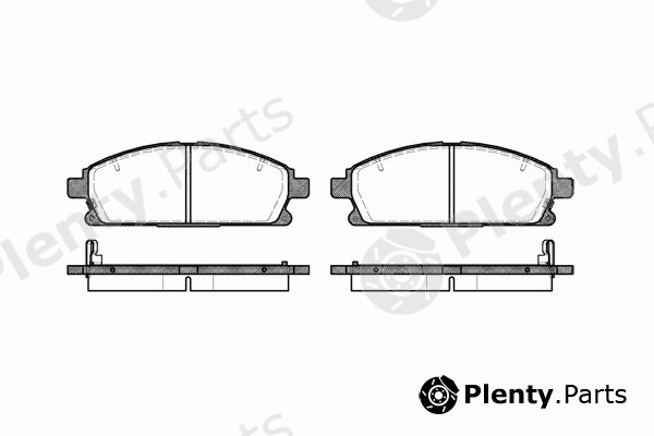  REMSA part 0674.12 (067412) Brake Pad Set, disc brake