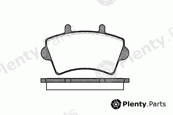  REMSA part 0819.00 (081900) Brake Pad Set, disc brake