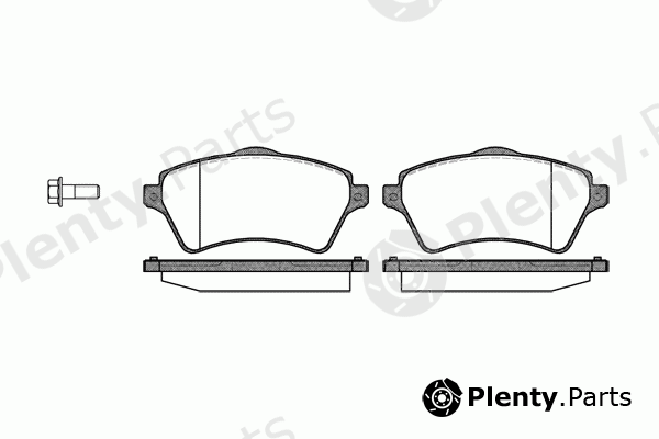  REMSA part 0822.00 (082200) Brake Pad Set, disc brake