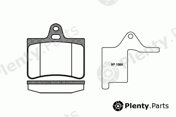  REMSA part 0830.00 (083000) Brake Pad Set, disc brake