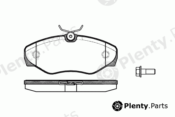  REMSA part 0834.10 (083410) Brake Pad Set, disc brake