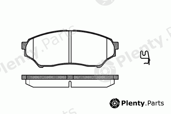  REMSA part 0845.01 (084501) Brake Pad Set, disc brake