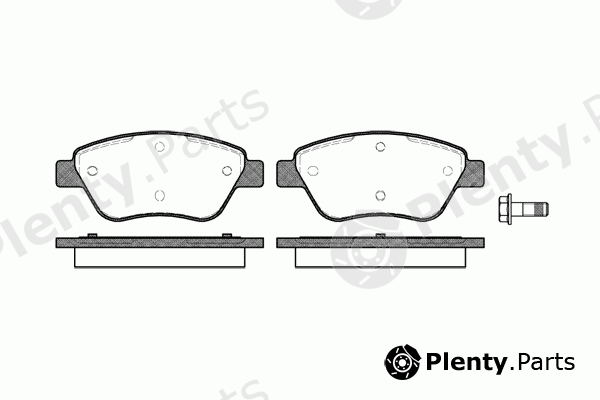 REMSA part 0858.10 (085810) Brake Pad Set, disc brake