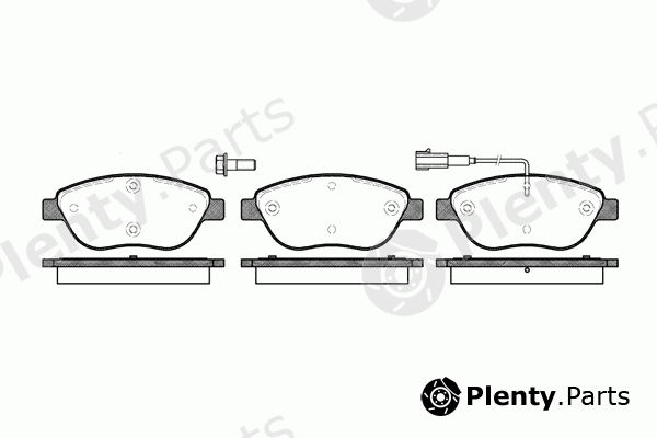  REMSA part 0859.01 (085901) Brake Pad Set, disc brake