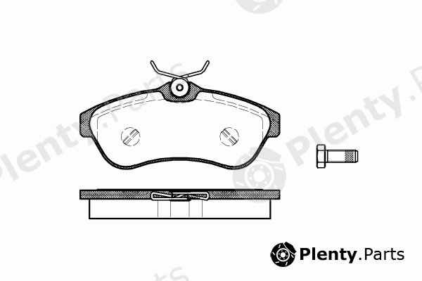  REMSA part 0880.00 (088000) Brake Pad Set, disc brake